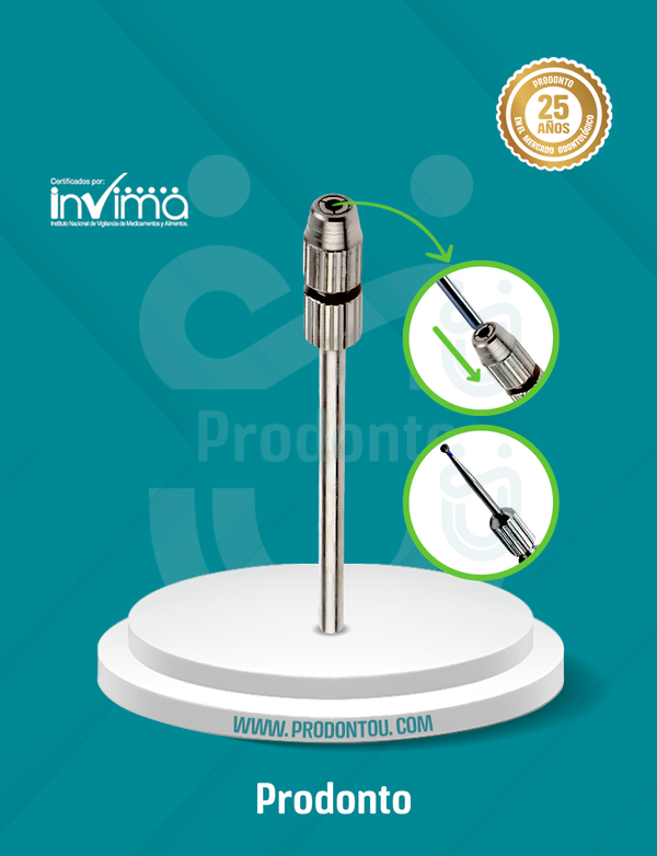 Adaptador de fresas para micromotor de baja velocidad - (Acople o Convertidor)