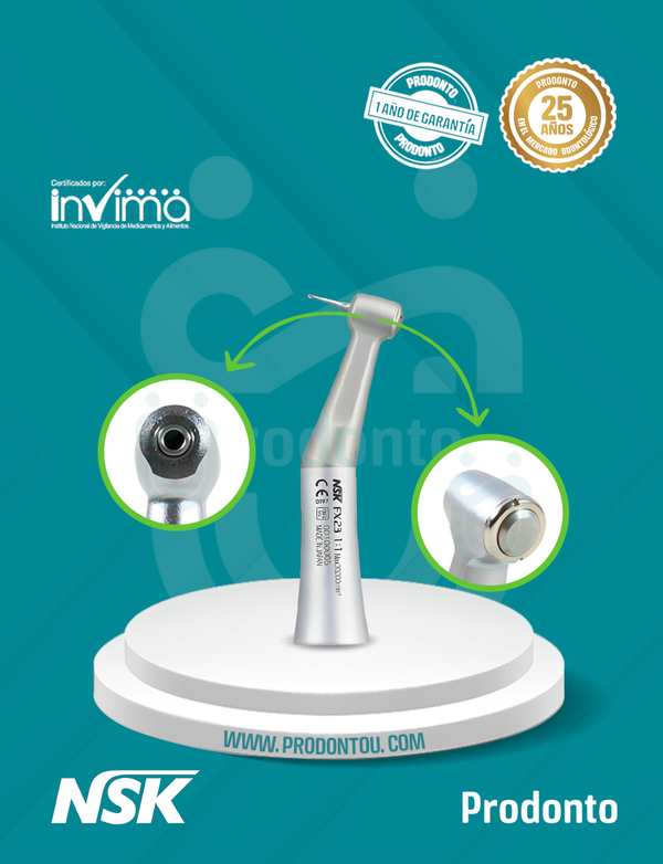 Contra-ángulo dental FX23 de NSK (Pieza de baja)