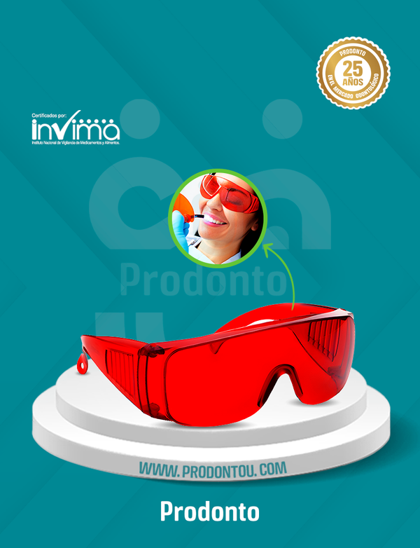 Gafas de fotocurado Dental (Protección)