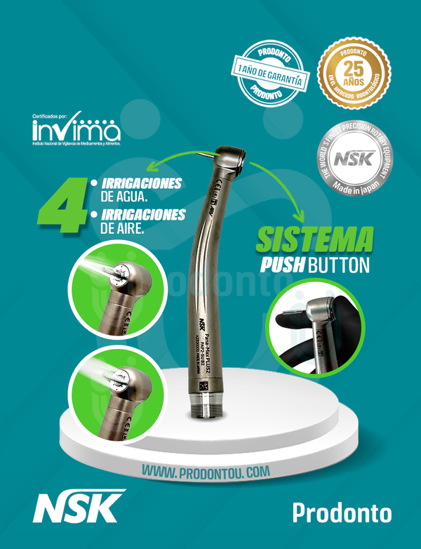 Pieza de mano de alta velocidad NSK Pana-Max PLUS 2 (Panamax PLUS 2) PLUS 2